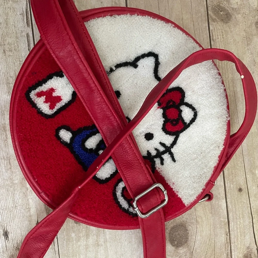 Hello Kitty Loungefly Faux Leather‎ Crossbody Bag Purse